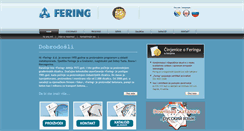 Desktop Screenshot of fering.com.ba