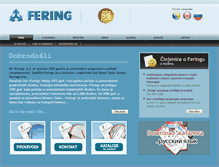 Tablet Screenshot of fering.com.ba